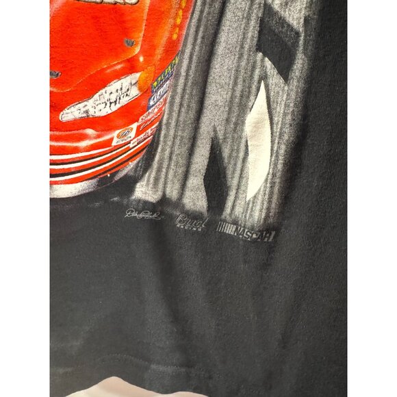 VTG Dale Earnhardt Jr. #8 Budweiser NASCAR LS Shirt XL Black Competitors View - Picture 6 of 8